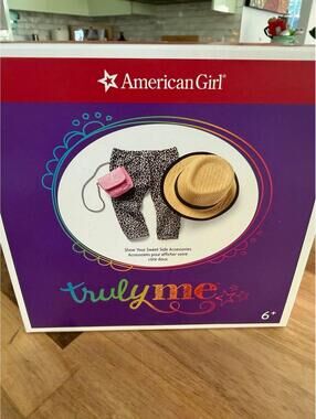 American Girl Show Your Sweet Side Accessories for 18 Inch Dolls Hat Leggings